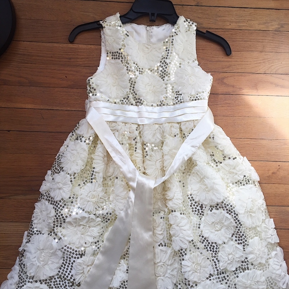 🚫SOLD🚫 American Princess Floral Sequin Dress